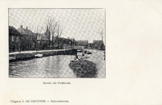 13977 Gezicht op de Polsbroeker Voorwetering en het Dorp (zuidzijde) met bebouwing te Polsbroek (gemeente Lopik) uit ...